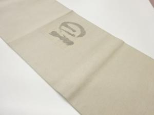 紙布金彩手描き色紙に抽象模様刺繍袋帯
